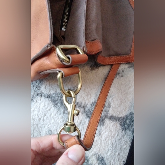 J. Crew Brown Leather Crossbody - Picture 7 of 11